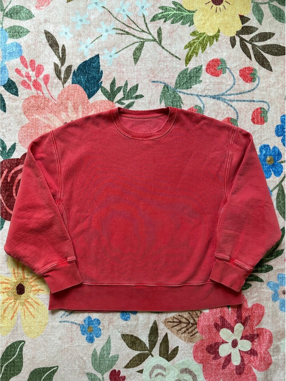 Yeezy Season 3 Crewneck Sweatshirt Red Size S Sample